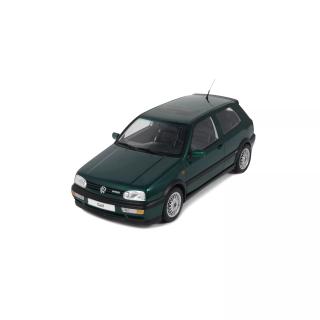 VW Volkswagen Golf III VR6 Carat Dragon Green 1992 OttO mobile 1:12 Resinemodell (Türen, Motorhaube... nicht zu öffnen!)
